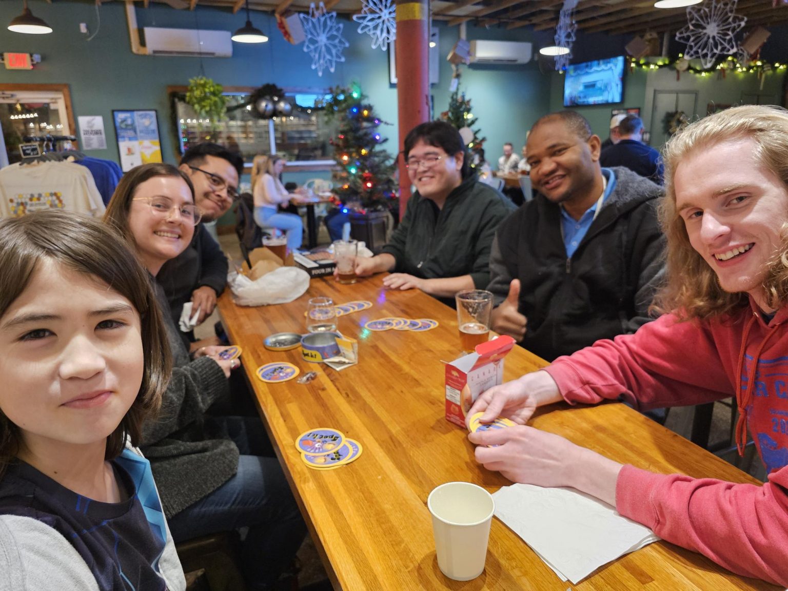 Laboratory members' outing to a local brewery